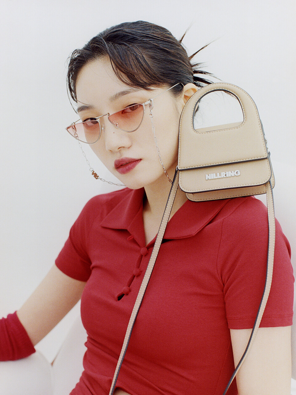 NILLRING Mini 1pm Bag - Beige