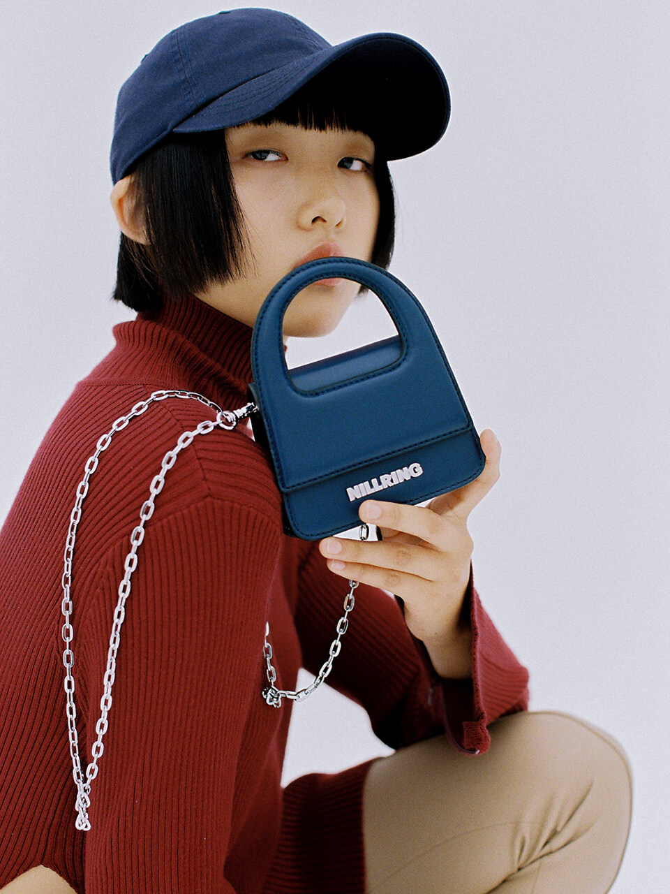 NILLRING Mini 1pm Bag - Deep blue