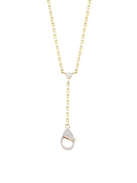 Nina Gilin Women's 14K Yellow Gold & 0.22 TCW Diamond Lariat Necklace