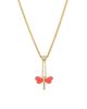 Nina Gilin Women's 14K Yellow Gold & 0.67 TCW Diamond Heart & Dragonfly Necklace - 4