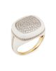 Nina Gilin Women's 14K Yellow Gold, Enamel & 1.20 TCW Diamond Cocktail Ring - 4