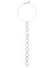 Nina Gilin Women's Black Rhodium-Plated & Diamond Pavé Long Chain Pendant Choker Necklace - 1