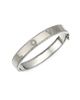 Nina Gilin Women's Rhodium-Plated Silver & 1.28 TCW Diamond Love Bangle Bracelet - 1