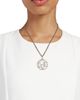 Nina Gilin Women's Sterling Silver, 14K Yellow Gold, & Diamond "Love" Pendant Necklace - 2