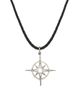 Nina Gilin Women's Two-Tone & Diamond North Star Pendant Leather Cord Necklace - 1