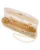 Nina Nina Cerise Textured Clutch - 3