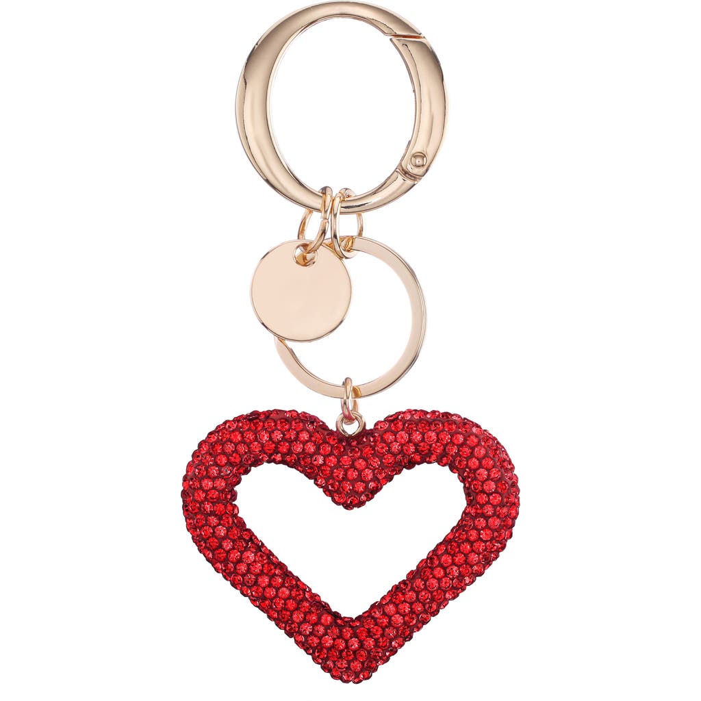Nina Nina Corazon Crystal Heart Bag Charm