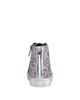 Nina Nina Girls' Cass T Glitter High Top Zip Lace Up Sneakers - 4