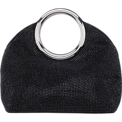 Nina Nina Hannah Crystal Embellished Top Handle Bag