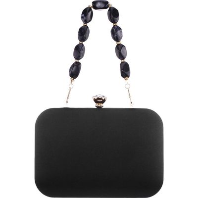 Nina Nina Kaela Beaded Handle Clutch