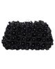 Nina Nina Paloma Rosette Imitation Pearl Frame Clutch - 3