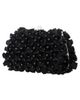 Nina Nina Paloma Rosette Imitation Pearl Frame Clutch - 5