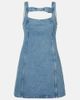 Nina Ricci Nina Ricci Bow-detail denim minidress - 1