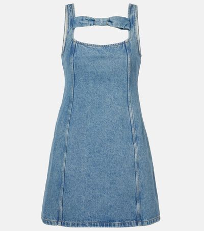 Nina Ricci Nina Ricci Bow-detail denim minidress