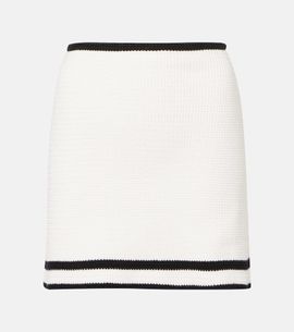 Nina Ricci Nina Ricci Cotton-blend tweed miniskirt