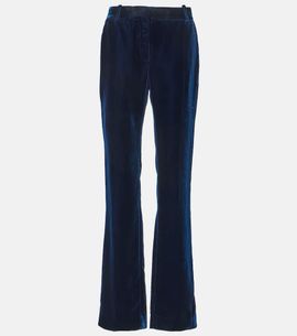 Nina Ricci Nina Ricci Fluid velvet straight pants