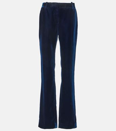 Nina Ricci Nina Ricci Fluid velvet straight pants