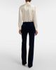 Nina Ricci Nina Ricci Fluid velvet straight pants - 3