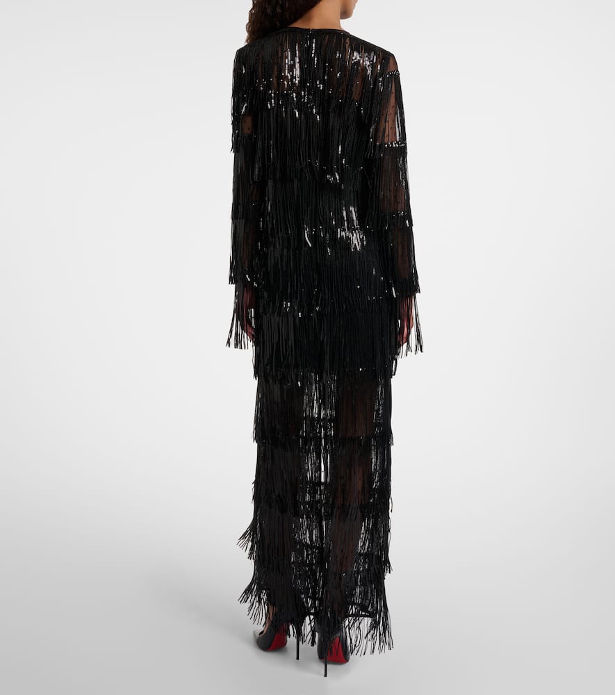 nina ricci sequin dress Nina Ricci Asymmetric Sequin Dress 36