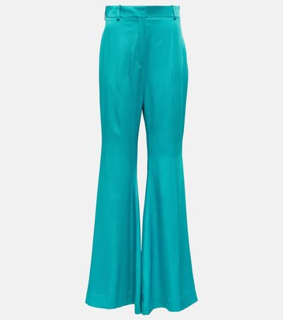 Nina Ricci Nina Ricci High-rise satin flared pants