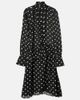 Nina Ricci Nina Ricci Polka-dot gathered midi dress - 1