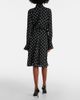 Nina Ricci Nina Ricci Polka-dot gathered midi dress - 3