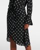 Nina Ricci Nina Ricci Polka-dot gathered midi dress - 6