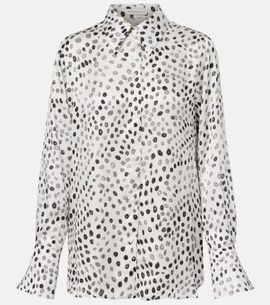 Nina Ricci Nina Ricci Printed satin blouse