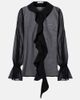 Nina Ricci Nina Ricci Ruffled sheer silk blouse - 1