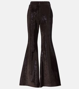 Nina Ricci Nina Ricci Sequined flared pants