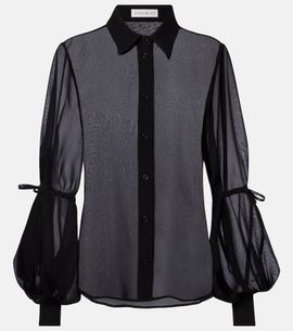 Nina Ricci Nina Ricci Sheer silk blouse