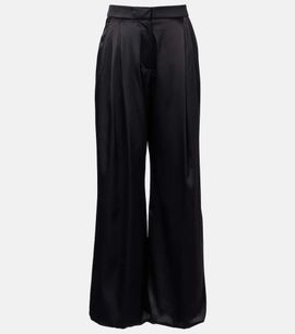Nina Ricci Nina Ricci Silk-blend satin wide-leg pants