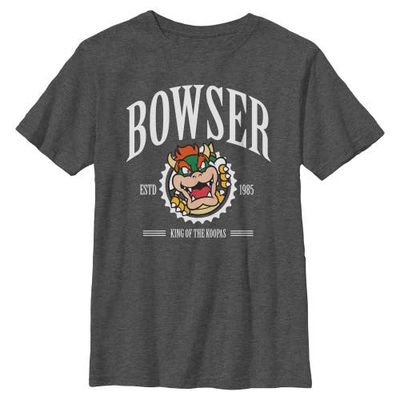 NINTENDO Boys Nintendo Bowser King of the Koopas 1985 T Shirt