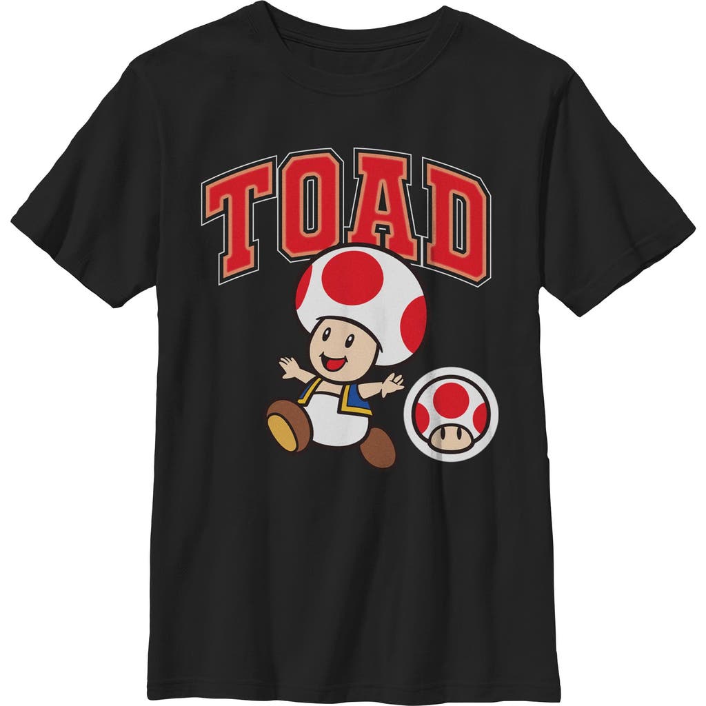 NINTENDO Boys Nintendo Collegiate Toad Set T Shirt