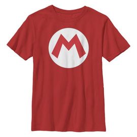 NINTENDO Boy's Nintendo Mario Circle Icon T-Shirt