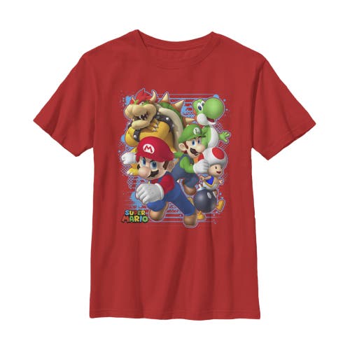 NINTENDO Boy's Nintendo Mario Tough Guys Graphic Tee