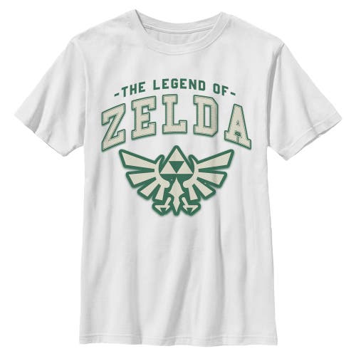 NINTENDO Boy's Nintendo Official Hyrule Crest Graphic T-Shirt