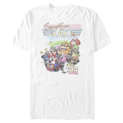 NINTENDO Men's Nintendo Mario Kart 90s  Graphic T-Shirt
