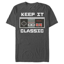 NINTENDO Men's Nintendo NES Classic Controller Graphic T-Shirt