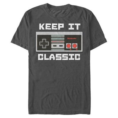 NINTENDO Men's Nintendo NES Classic Controller Graphic T-Shirt