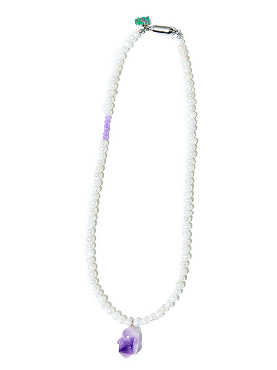 niroserendipity Amethyst Purple Point Pearl Necklace #58