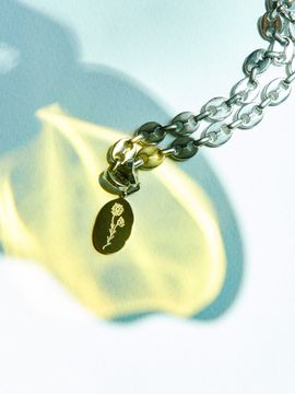 niroserendipity Birth Flower Eight Chain Necklace