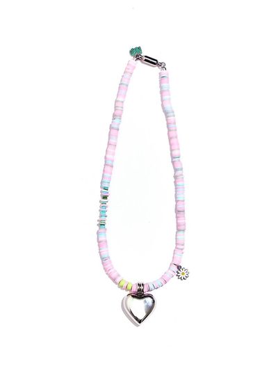 niroserendipity DAiSY COTTON CANDY POLYMER NECKLACE #95