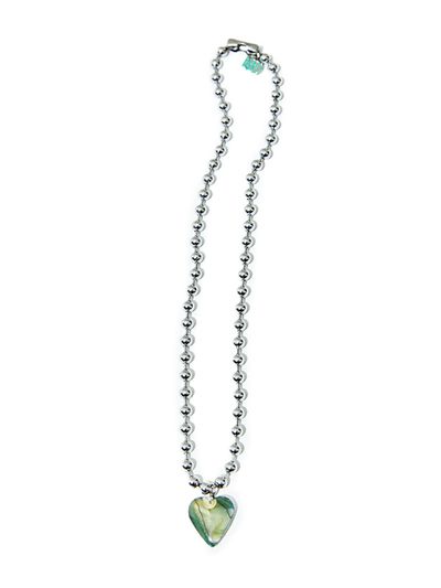 niroserendipity Heart Mother of Pearl Necklace