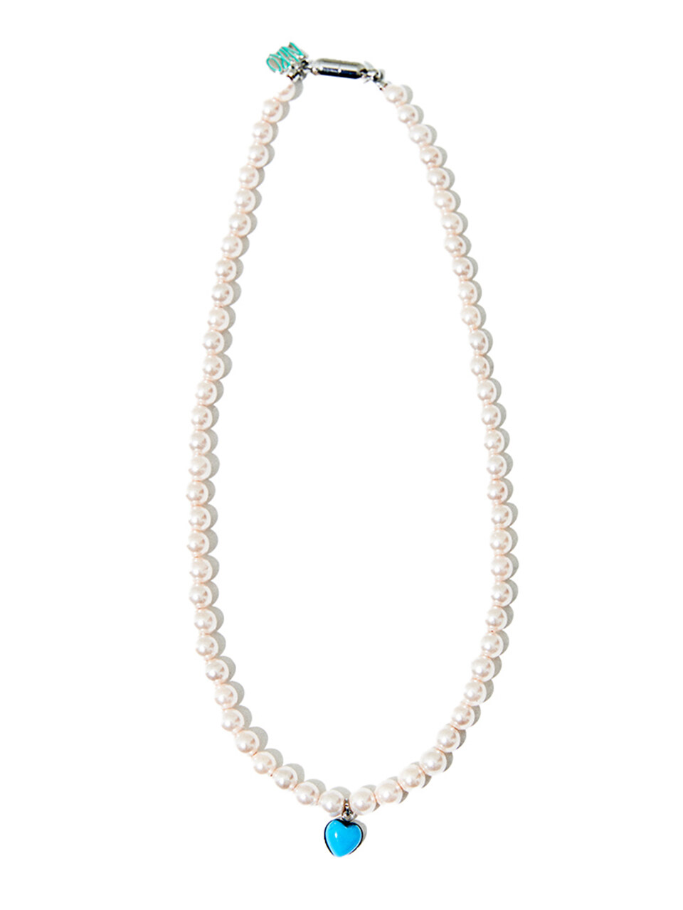 niroserendipity Heart Turquoise Pearl Necklace