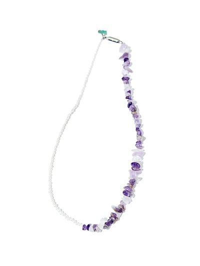 niroserendipity Pearl n Amethyst Necklace