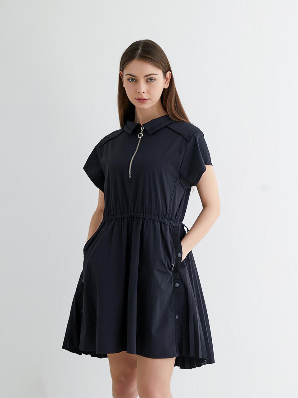 nitina Back Pleated Golf Dress [BK]