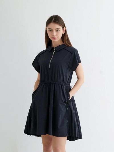 nitina Back Pleated Golf Dress [BK]