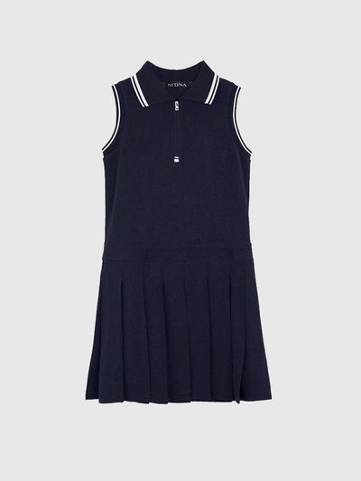 nitina pleated pouch dress NY