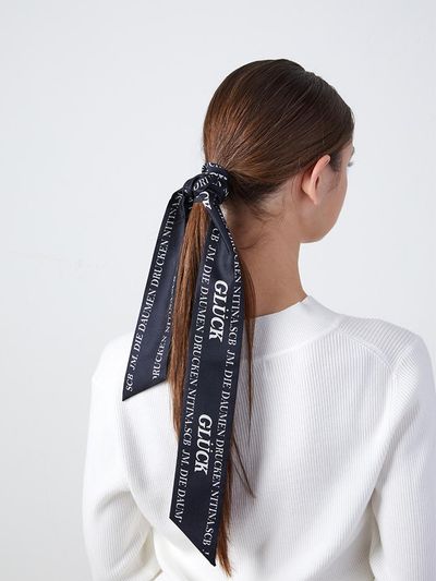 nitina slim scarf + scrunchy set BK